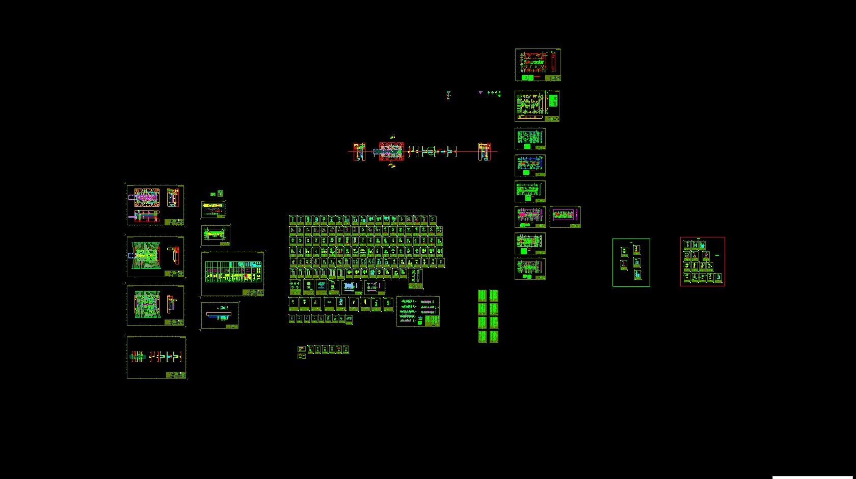 一套超全的模具图纸（产品图，模具图，工程图）