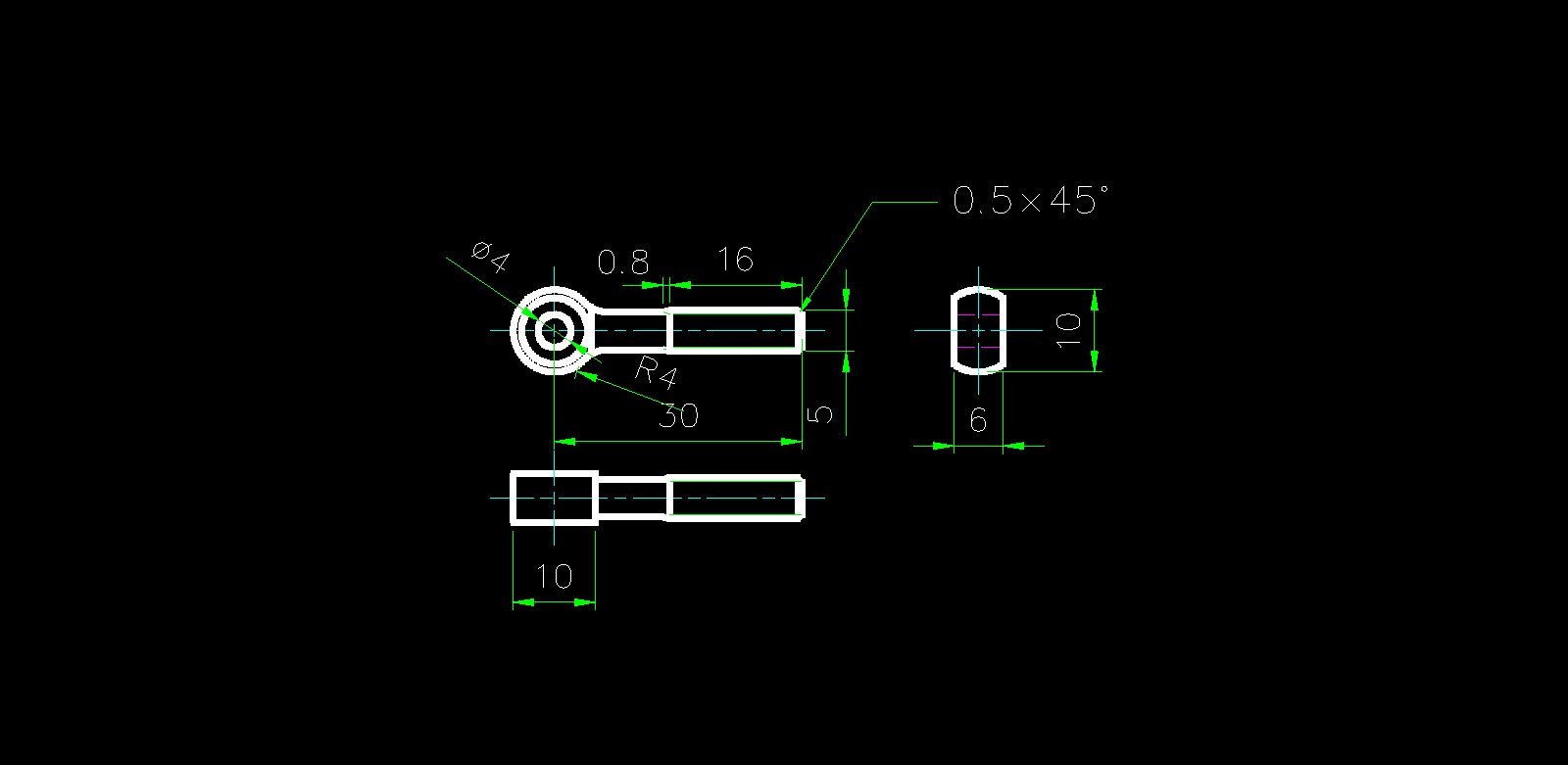 螺栓-活节螺栓(M5×30)