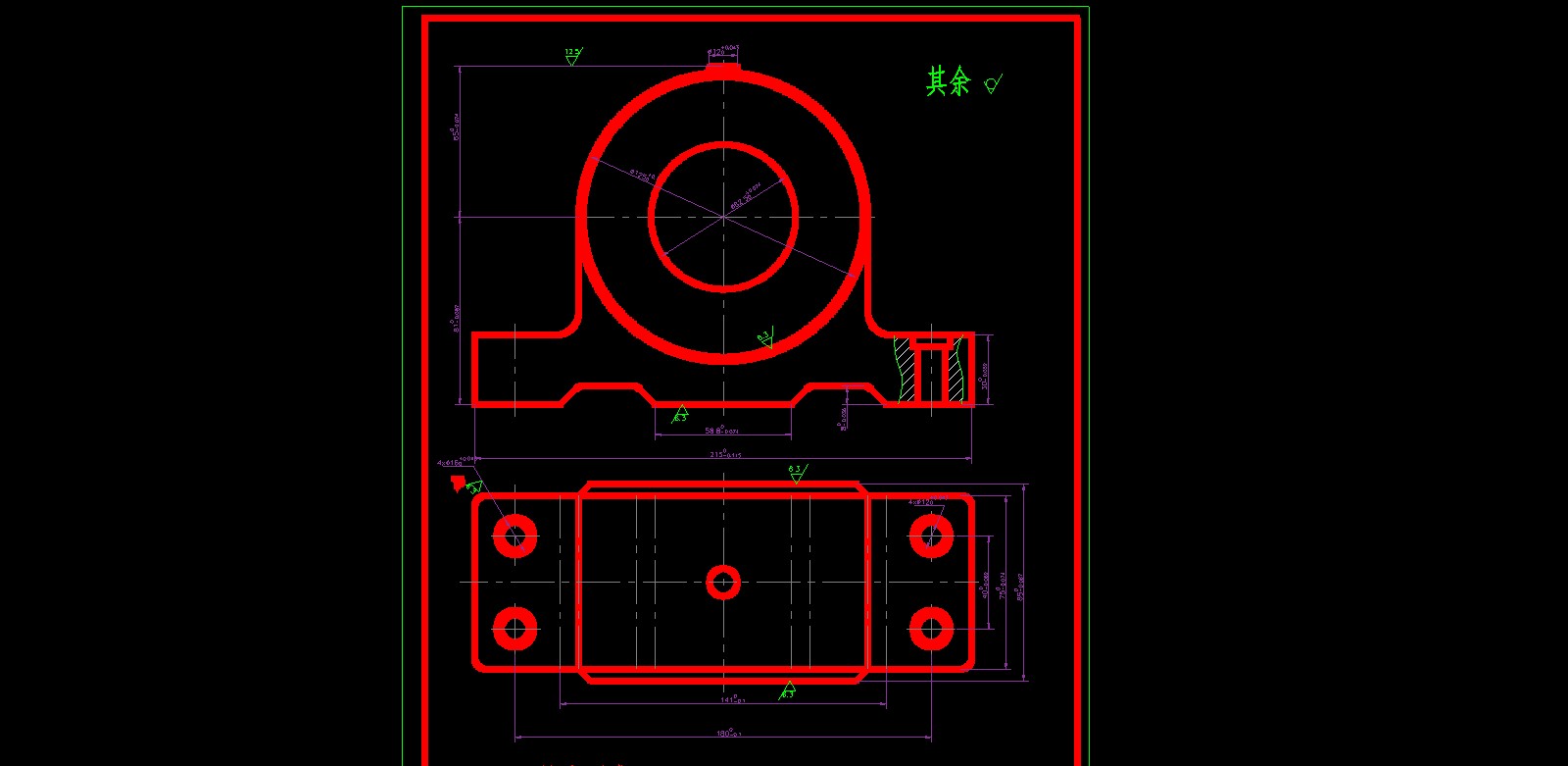 轴承座机械加工工艺课程设计