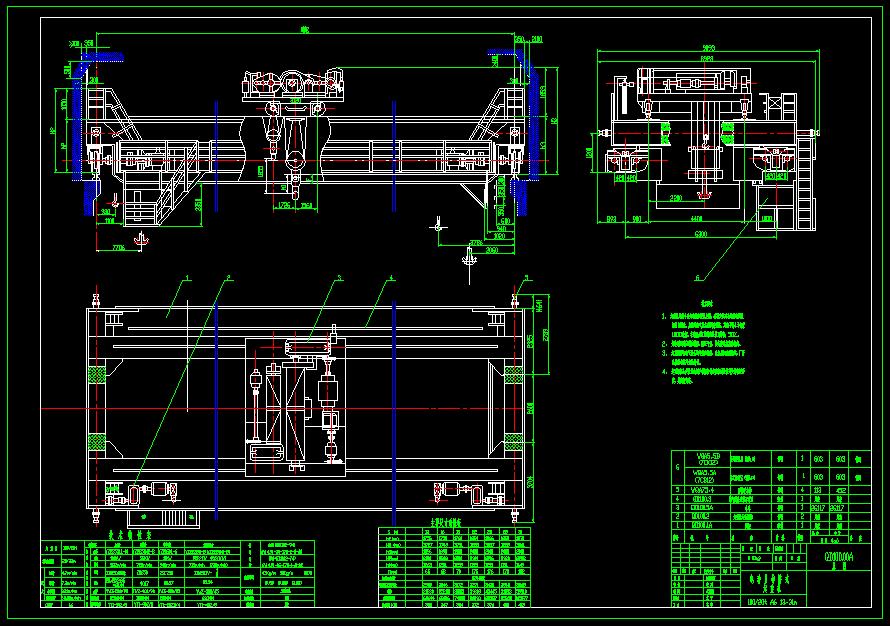 QD100.00A 电动吊钩桥式起重机100T20-A6