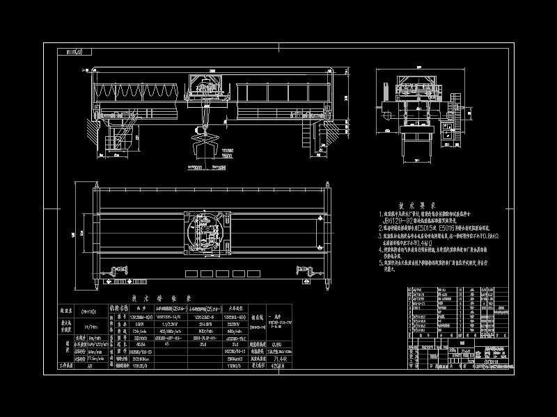 (16+16)吨X25米旋转夹钳桥式起重机
