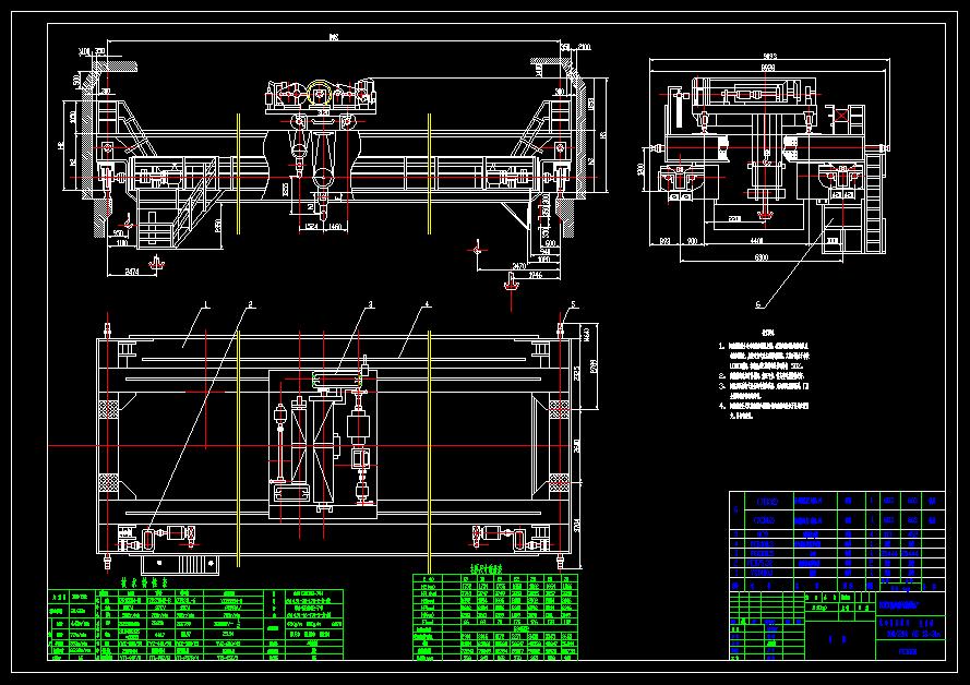 QD100.00电动吊钩桥式起重机100T-A5.1