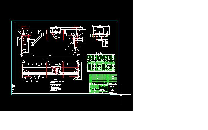 吊钩桥式起重机总图 (2)