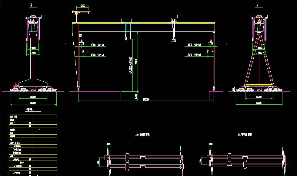 600t造船门式起重机