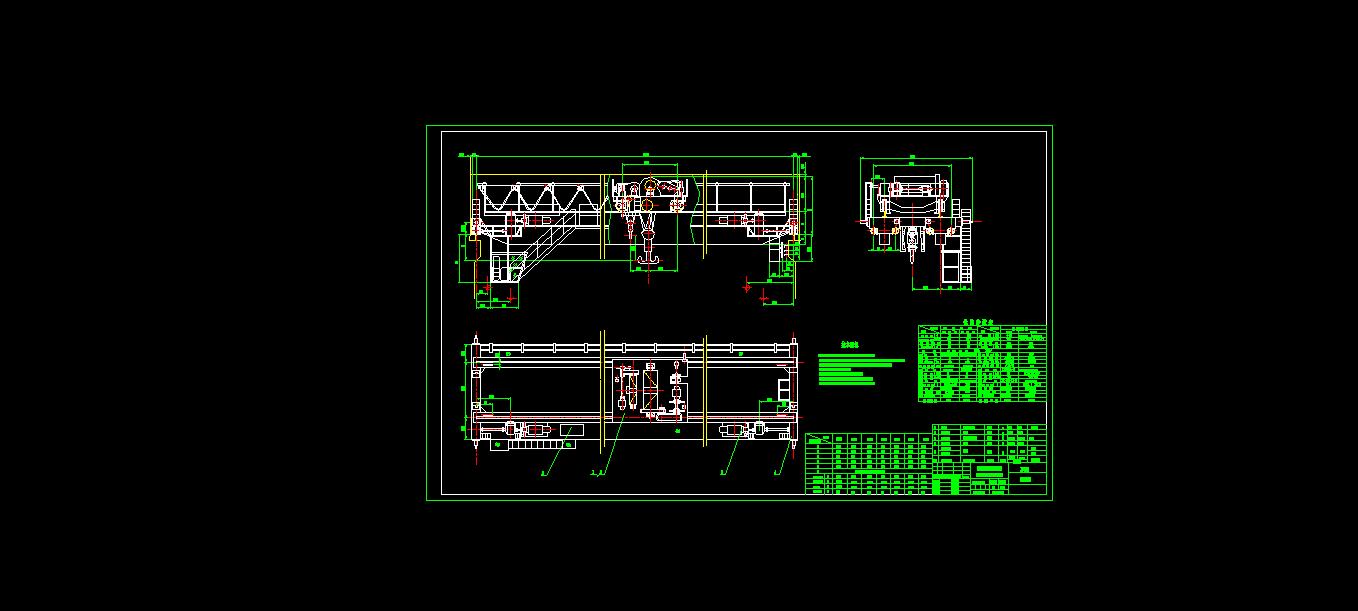 75T吊钩式起重机
