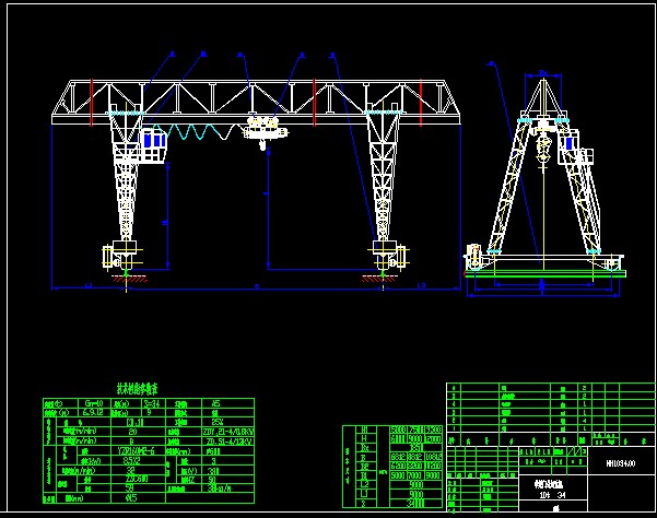 单梁门式起重机