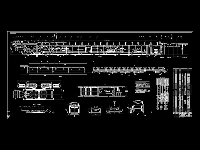六套皮带式输送机