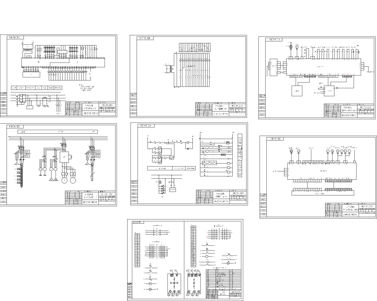 桥式起重机QD25T电气原理图