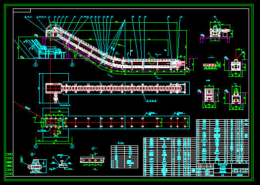 链斗输送机总图