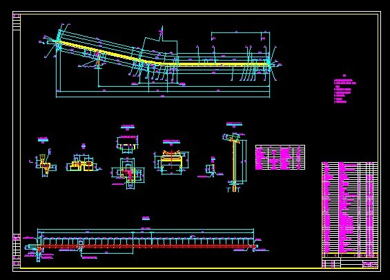 某带式输送机总图