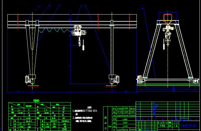 35米单量龙门起重机