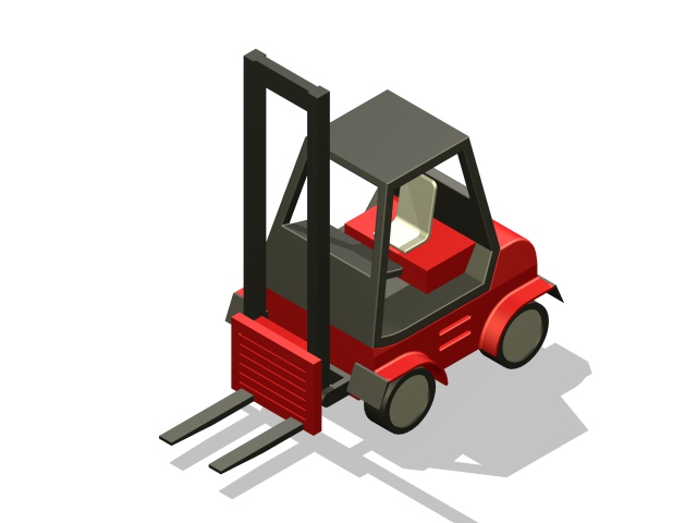 叉车3D模型（2）