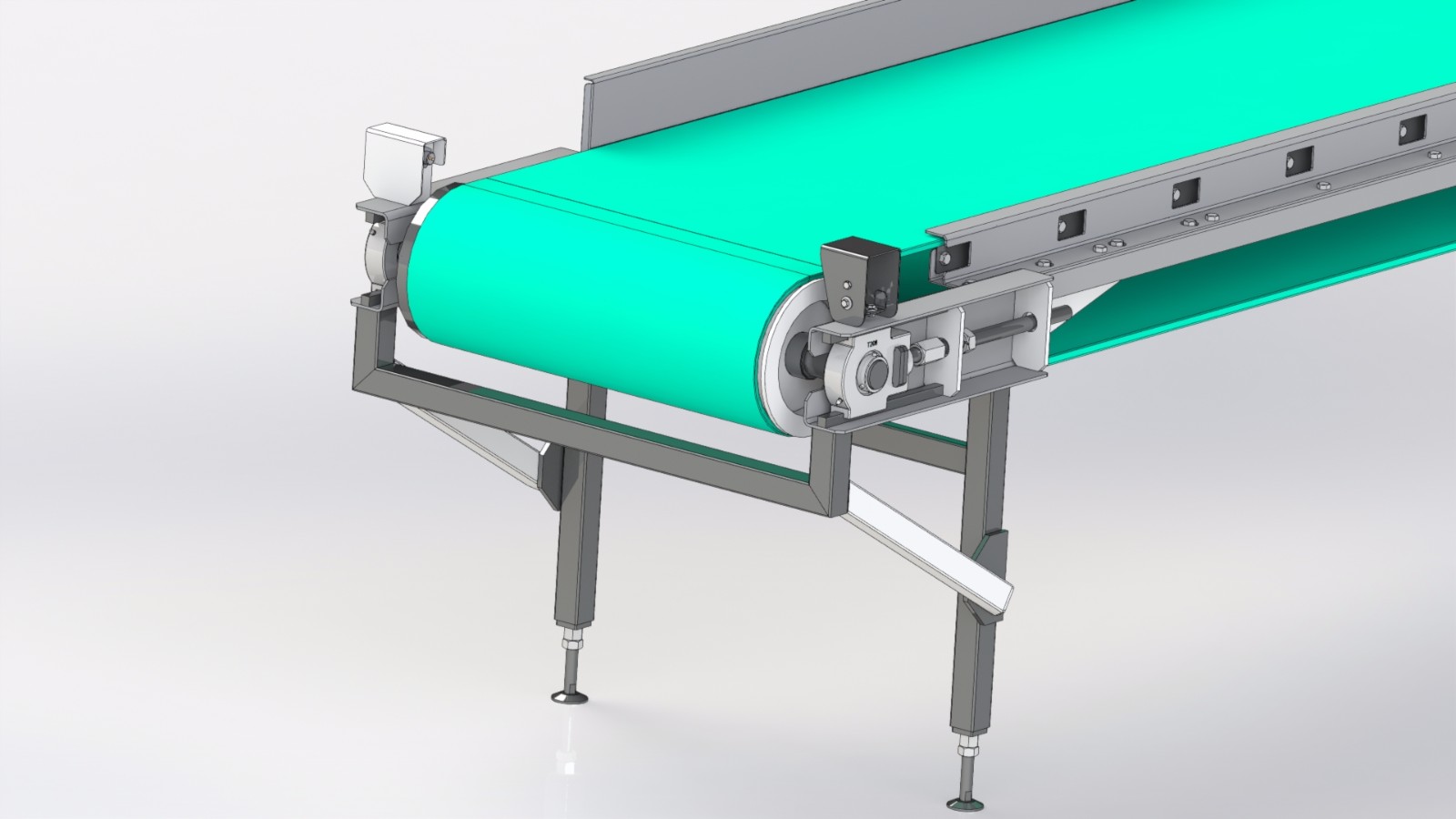 超详细的同步带输送3D模型3D模型（2）