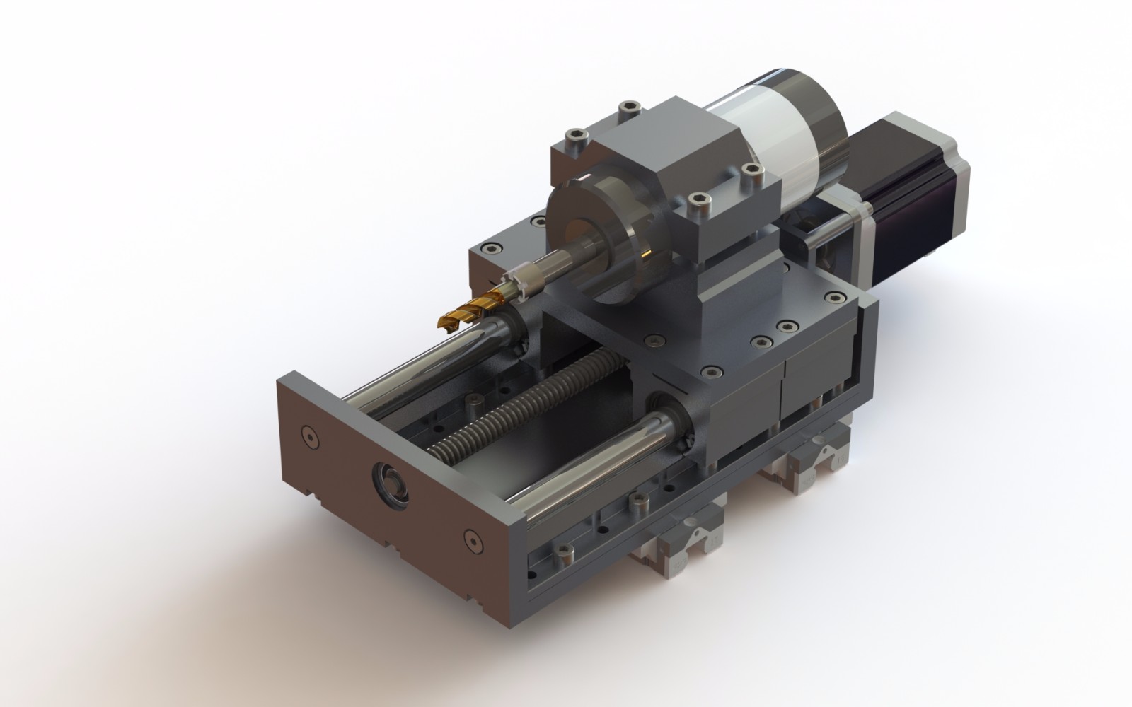 机床Z轴详细图纸3D模型（4）