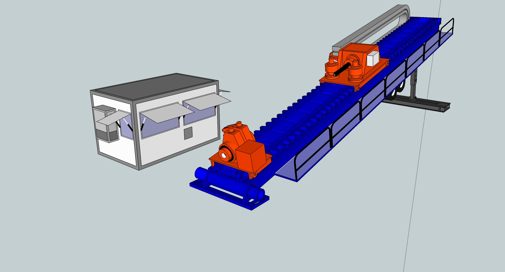导向钻机3D模型