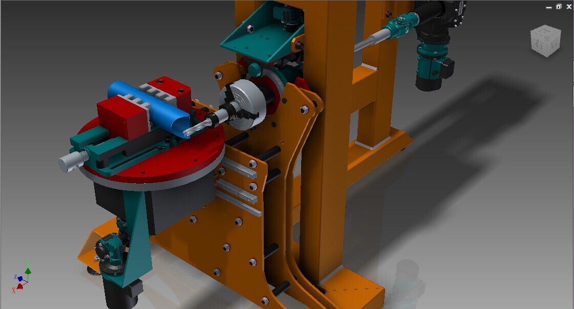 德国数控开槽机3D模型