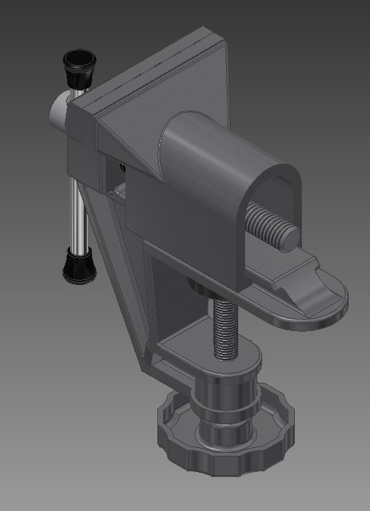 小桌夹台虎钳3D模型