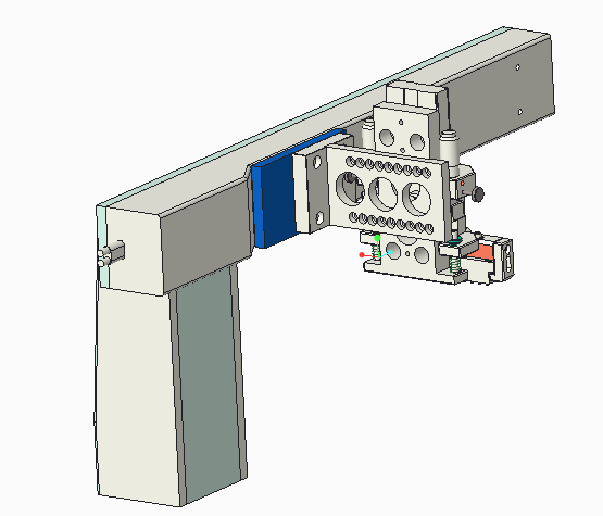取料模组机械手多吸头结构3D模型（2）