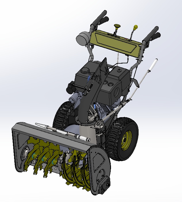 自动清雪机模型3D模型（2）