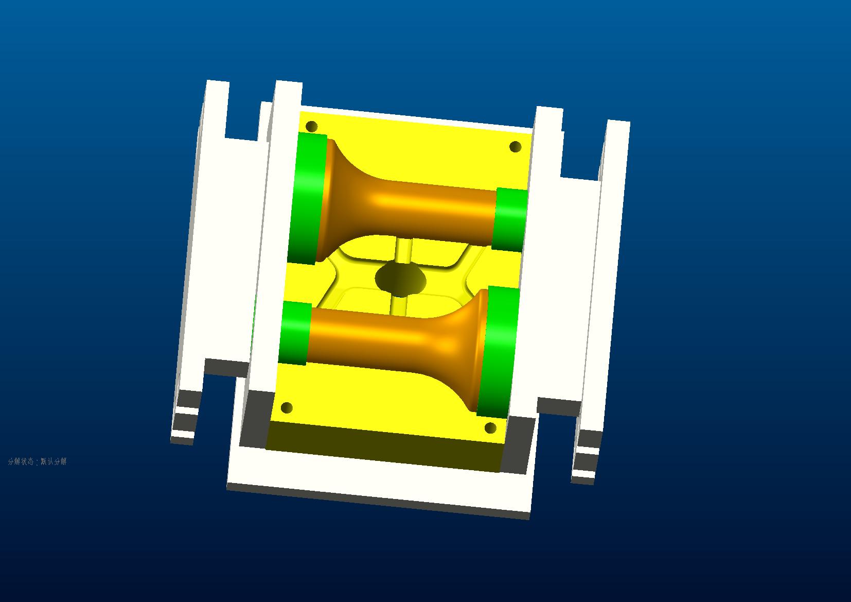 低压铝铸造模具一套3D模型（2）