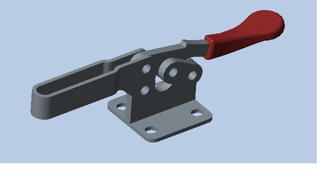GH-201-B快速夹钳3D模型