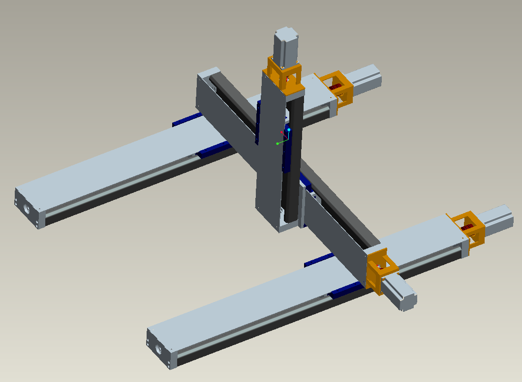 XYZ三轴平台3D模型