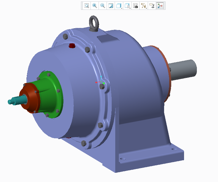 行星齿轮箱3D模型（2）