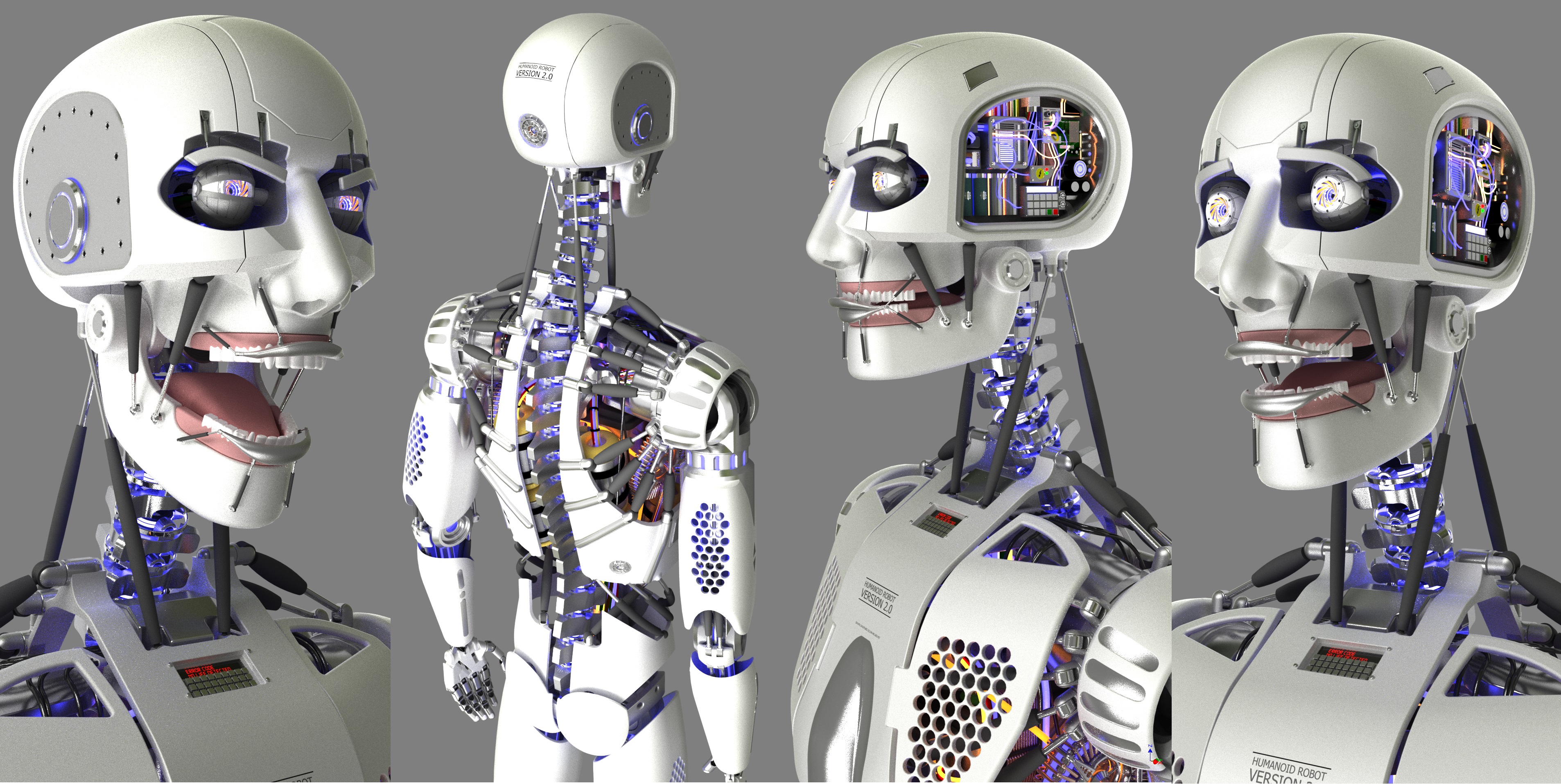 智能机器人（2.0）3D模型（2）
