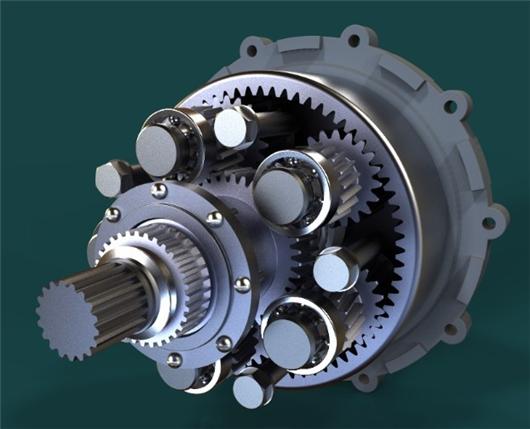 行星齿轮减速机(斯洛伐克大学)3D模型