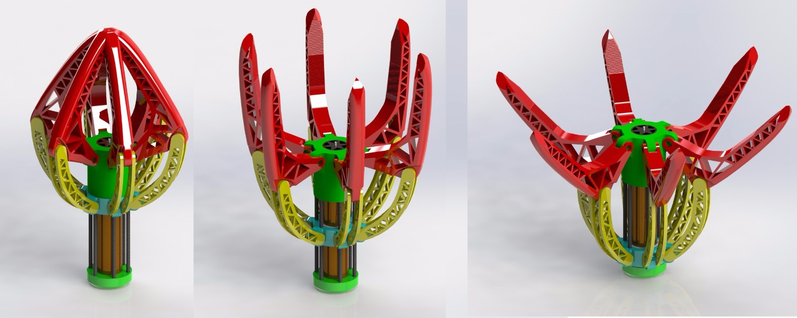 六爪机械手钳3D图纸3D模型（3）