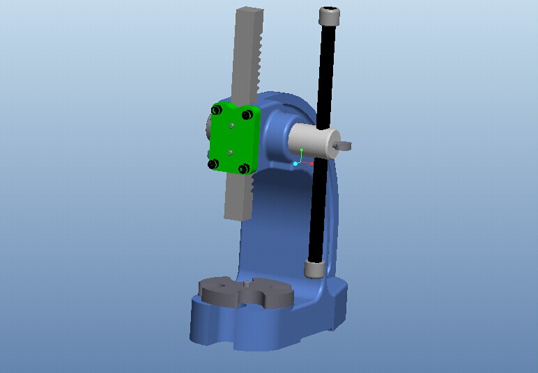 扳手压机3D模型