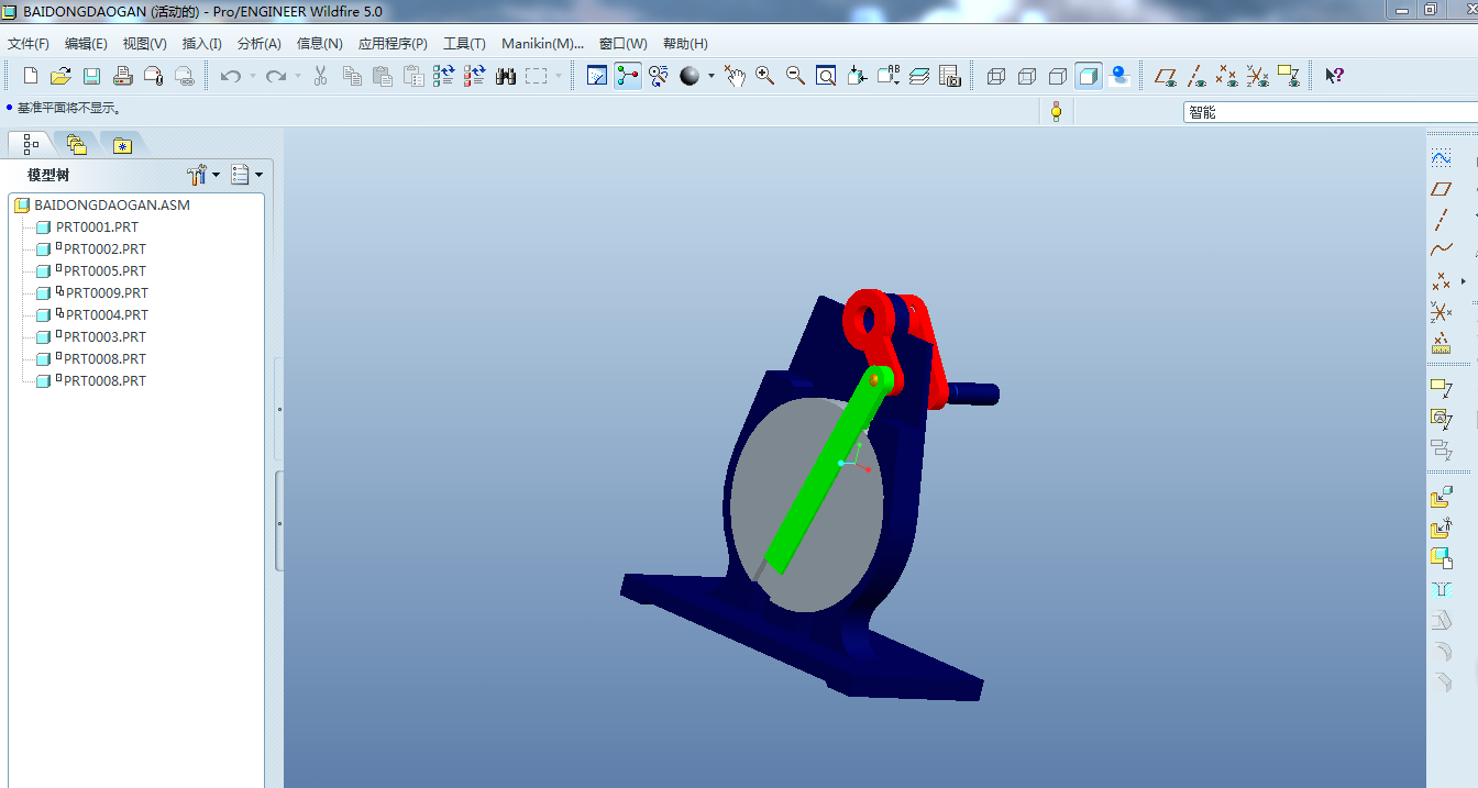 摆动导杆泵3D模型