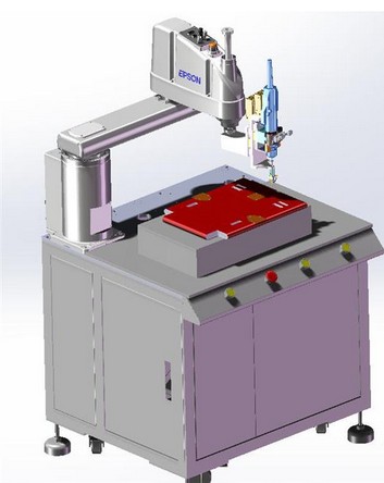 机械手自动锁螺丝机3D模型（2）