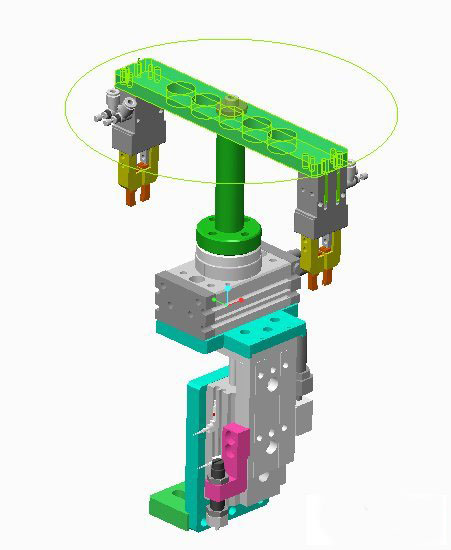 旋转升降机械手3D模型（2）