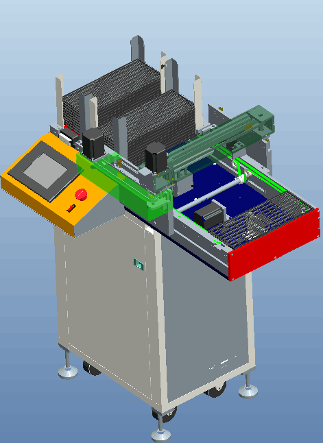 非标崔盘检测摆盘设备（摆盘机）3D模型（3）