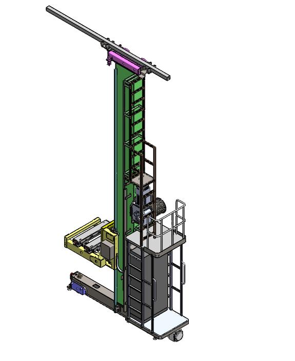 堆垛机设备3D模型（2）