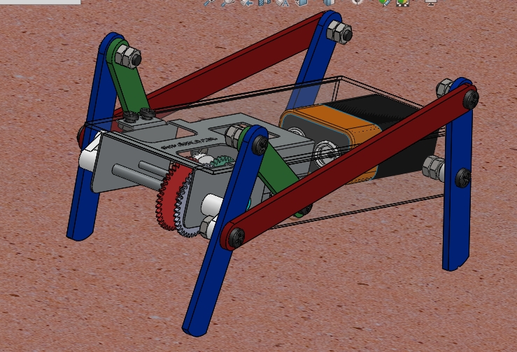行走机器人3D模型（2）