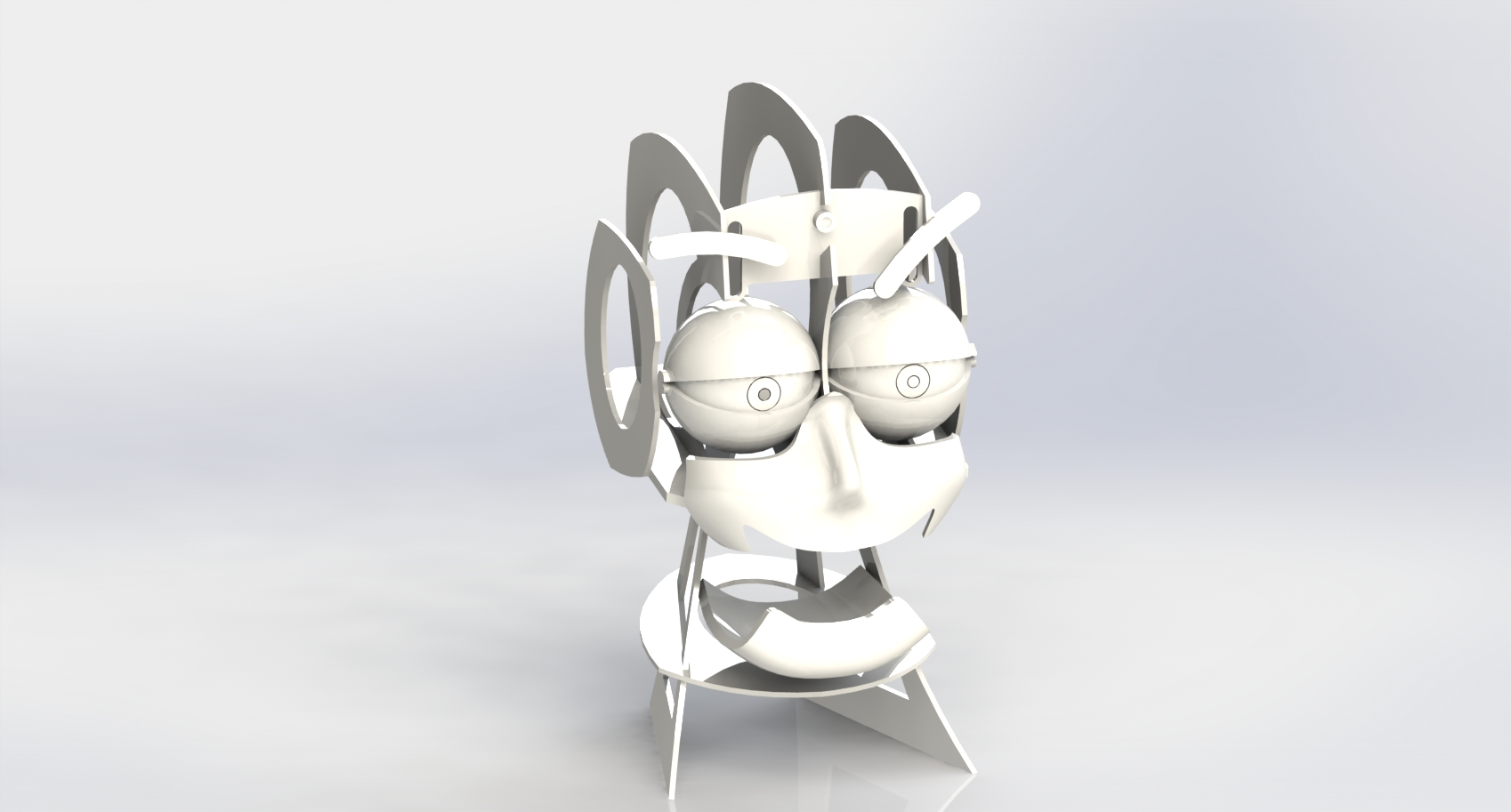 机器人头3D模型（2）