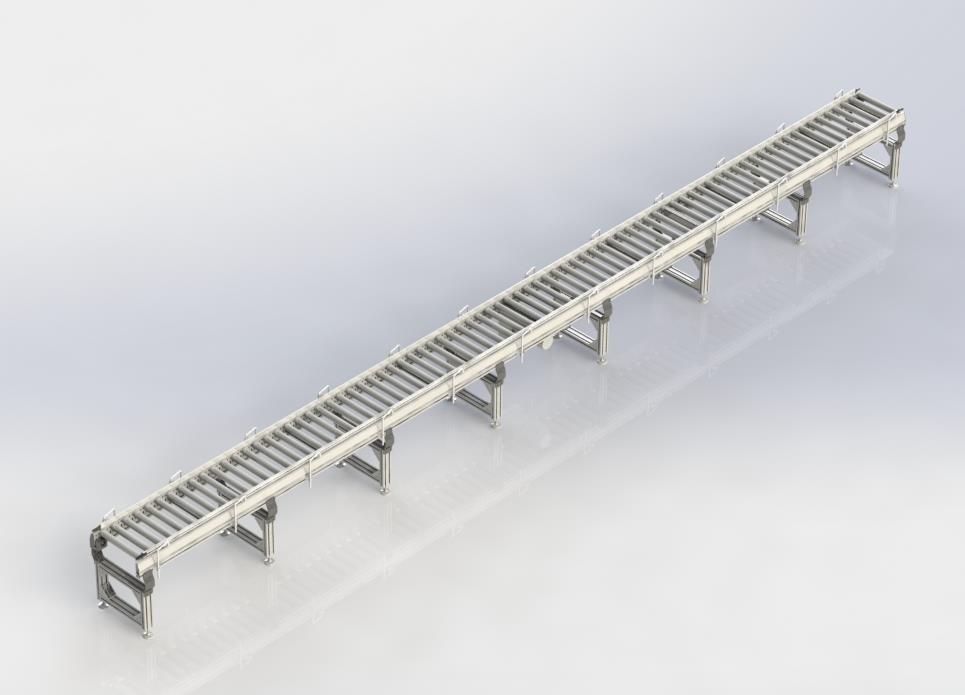 辊筒输送线3D模型（3）