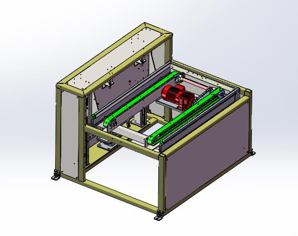 返回线升降机设备3D模型（2）