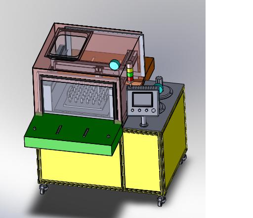 传感器真空灌胶机设备3D模型