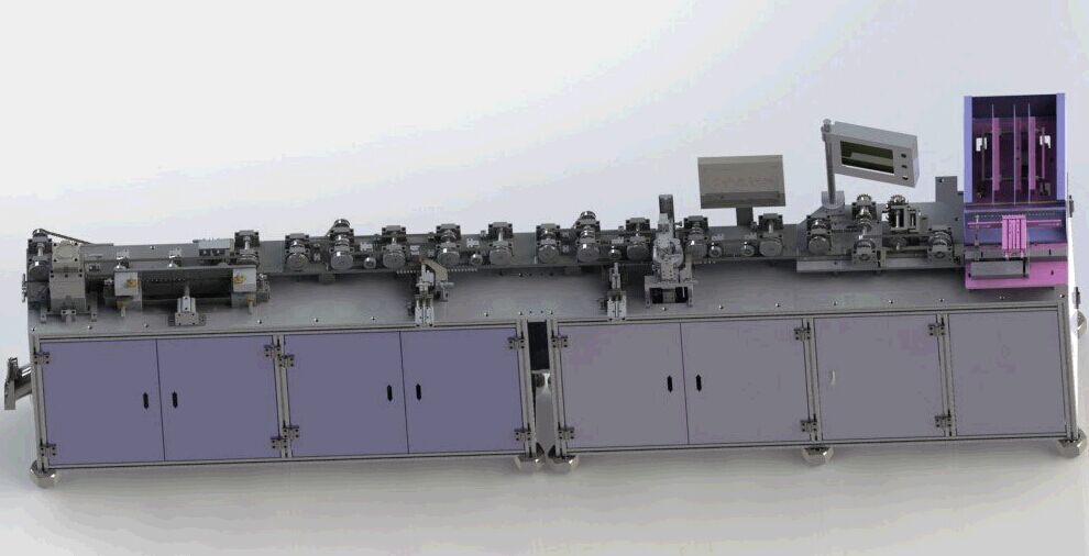 电阻元件全自动组装、检测流水线3D模型（2）