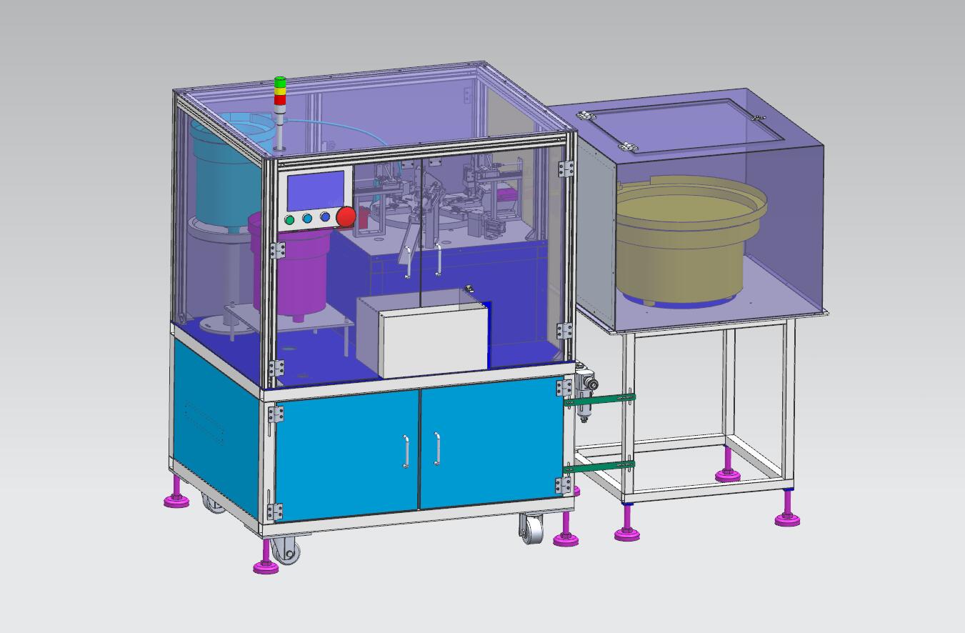 惠普打印机滑轮组装机、非标自动设备3D模型（2）