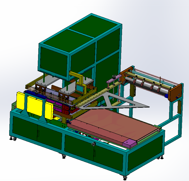 封切机(全自动包装机)3D模型（2）