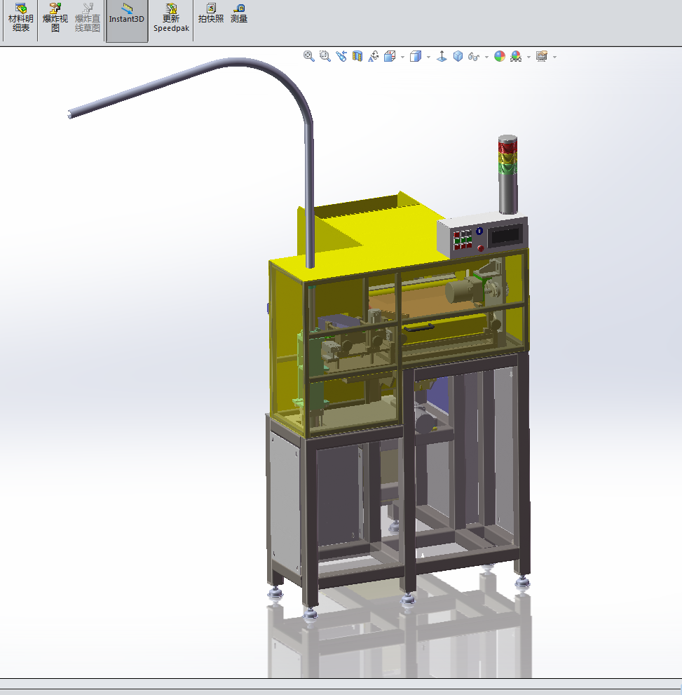 高精密电火花机3D模型（2）
