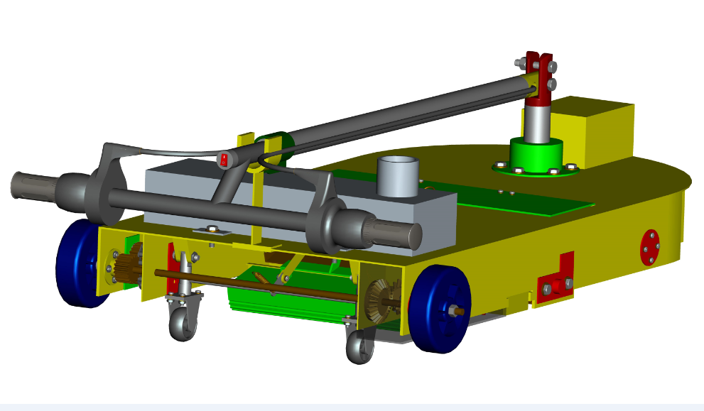 多功能清洁滑板车3D模型（2）