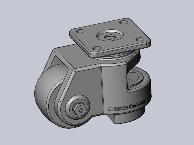 福马脚轮设备3D模型