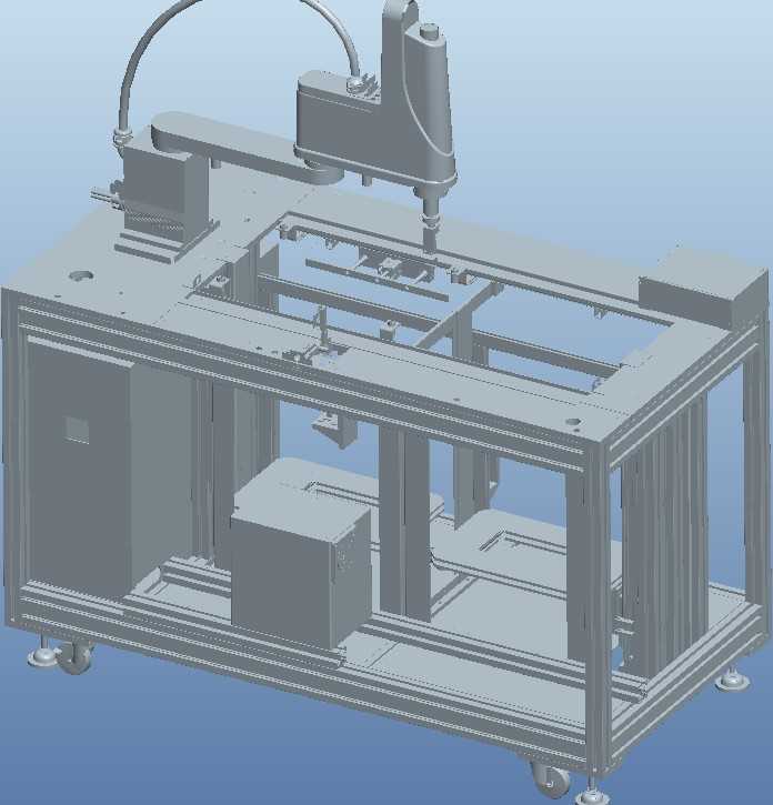 弹簧下线设备（PROE设计）3D模型（2）