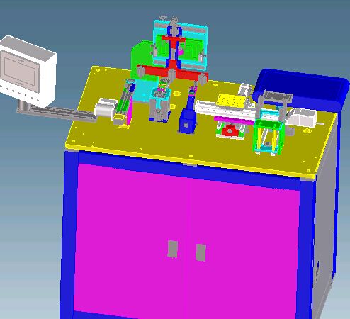 电气零件分选检查机设备3D模型