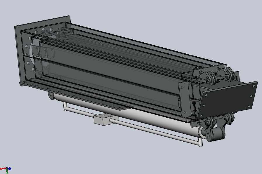 滑动伸缩臂 设计详细3D模型(2)png
